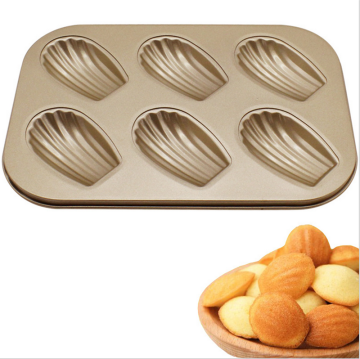 Madeleine 6pcs Shell Shaped Non-stick Cake Mould