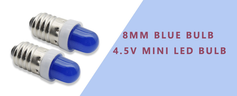 806UBD-E10IC Blue diffused mini bulb 4.5V Blinking bulb