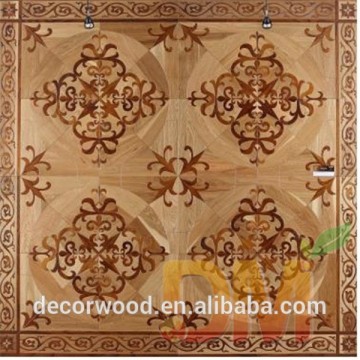 China factory artisan decorative wood floor medallions