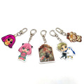 Sublimation Acrilic Keechchains Acrilic Torychain Anime personalizzato