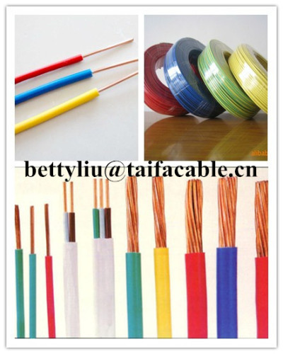 Top quality single core solid buildiing wire Copper Conductor Insulation PVC Eletrical wire