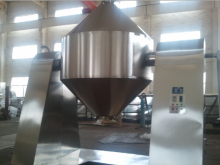 Stainless steel double cone rotary vacuum dryer