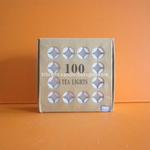 Paraffine Wax White Tealight Candles for Household Paraffine Wax White Tealight Candles for Household