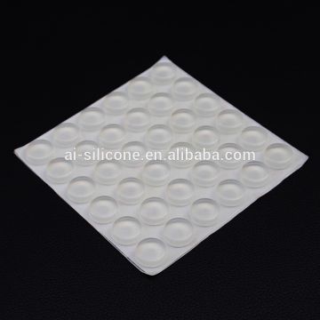 clear silicone flat foot pad