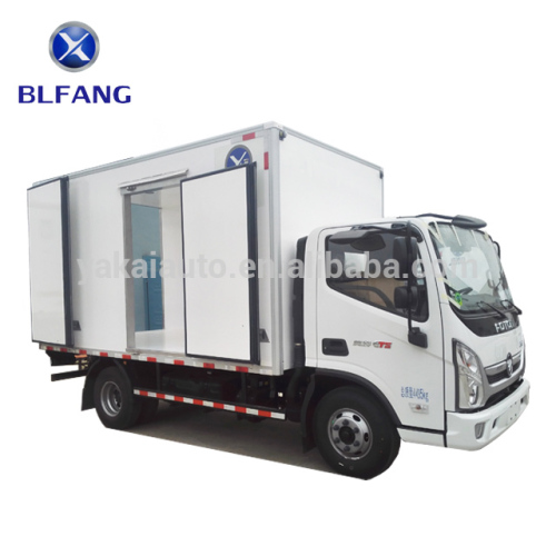 insulated box body box truck refrigerator for sale