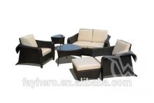 GW0100 outdoor patio furniture synthetic rattan sofa set