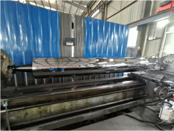 chrome plated cooling roller