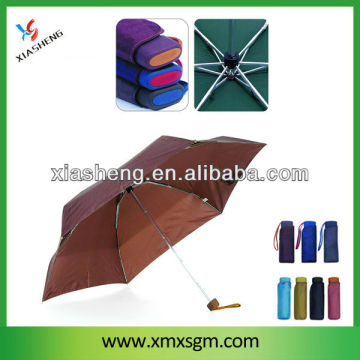 20"x8K 190T PG 5 Folds Umbrella With Sleeve