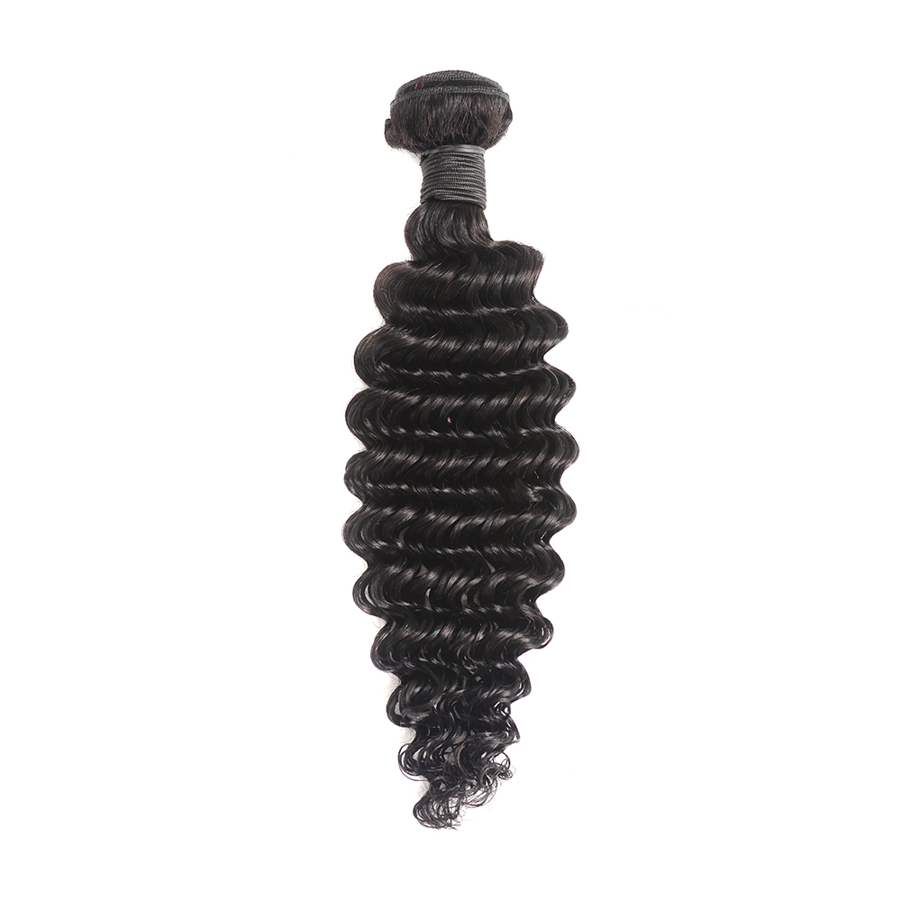 Brazilian hair styles 100% unprocessed curly human hair extension deep wave natural color hair bundles