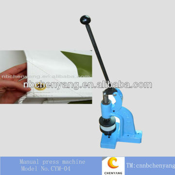 hand press machine/manual button machine/press machine