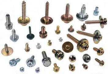 Flat self tapping Combined machine screw