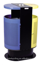 stainless steel dustbin with ashtray for sale