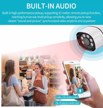 H.265 POE Cctv Camera System NVR Set