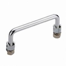 Folding ring pull handles for industrial use, made of stainless steel