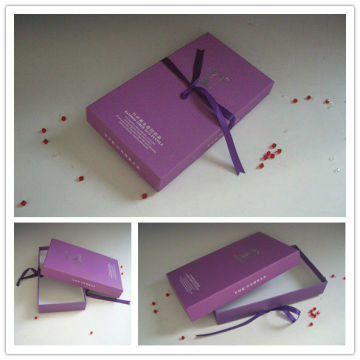 Eco-friendly underwear box,ribbon box,handcraft box