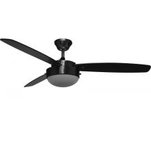 black 52inch ceiling fan with LED light
