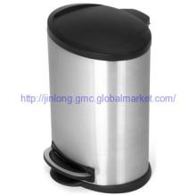 30L&12L Stainless Steel Oval Dustbin