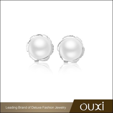 OUXI cheap price new design earring gold plate fancy earring