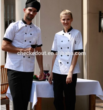 Short Sleeves Chef Jackets (Lighttype)