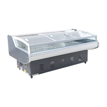 Supermarket Used Display Frozen Food Commercial Deep Freezer