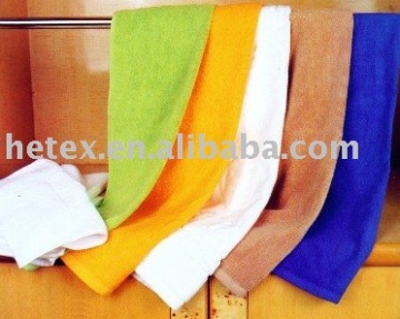 Fine fibers cotton face towel