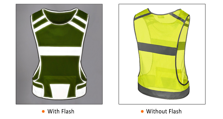 High visibility security warning construction reflective safety vest