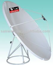 c band 120cm satellite dish antenna ground mount