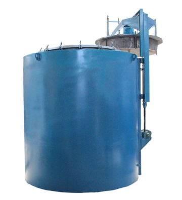 Aluminum alloy quenching well furnace