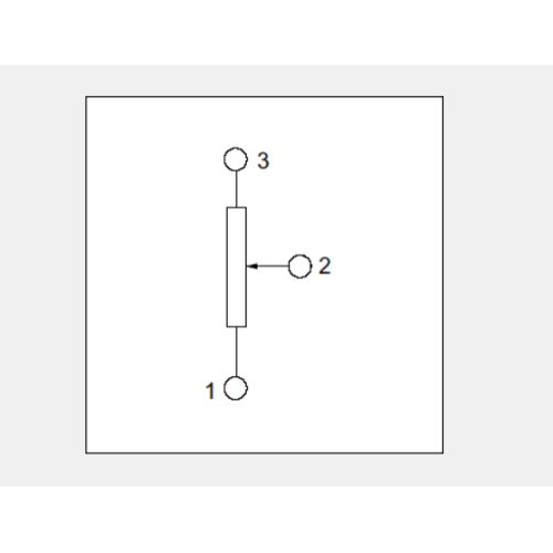 Drehpotentiometer der Serie Rk08h