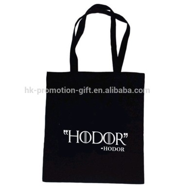 manufacture 2015 eco friendly plain black cotton tote bag, eco friendly plain black cotton tote bag, cotton tote bag black