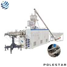 Double Outlet Extrusion Line For 20-63mm PVC Pipe