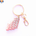 Funny Gift Metal Custom Book Enamel Keychain