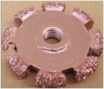 Domed contour rasp Carbide buffing wheel tire repair tool