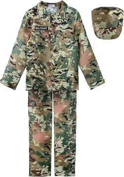 Soldier Costume Army Camouflage Uniform