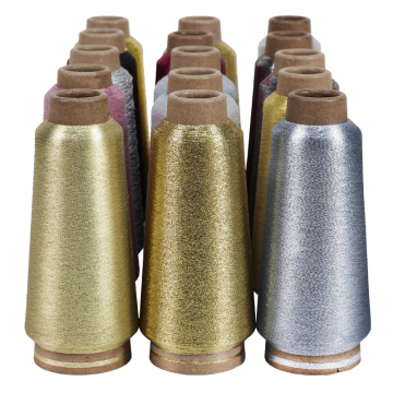 Gold and silver embroidered thread