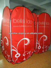 new design portable dressing room with logo printing