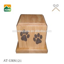 luxury cremation urn pendant wooden pet urn