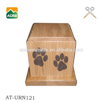 luxury cremation urn pendant wooden pet urn