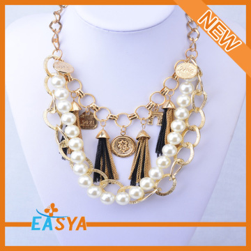 Pearl Statement Necklace Chunky Pearl Necklace Latest Design Pearl Necklace