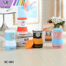 ceramic cup with silicone cover For Promotion Gift