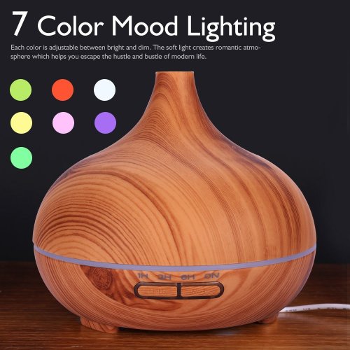 400ml Auto Off Safety Swtich Wood Diffuser Fragrance