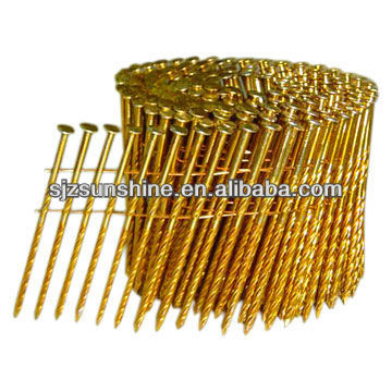 coated coil nails