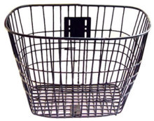 Wicker Woven Front Decorative Bicycle Basket