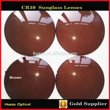 tinted color CR39 lenses polarized lenses color sun lens brown color