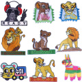 Iron On Embroidery Patches Clothes Cartoon Animal King