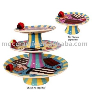 Ceramic cake stand