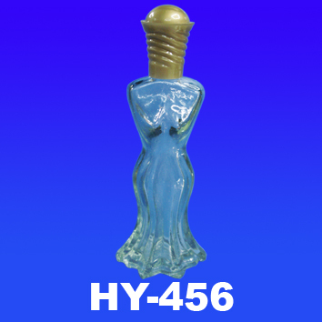 body shape perfume glass bottle