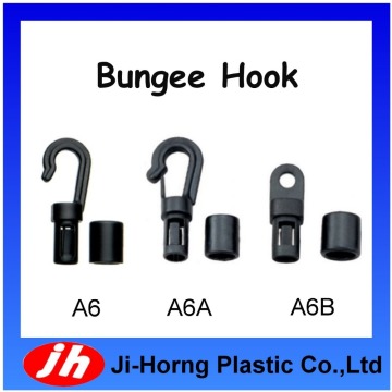 Plastic elastic cord hook bukcle for bungee hook