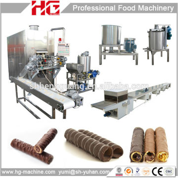 Small wafer stick production line/hollow wafer stick production line/chocolate filled wafer stick production line