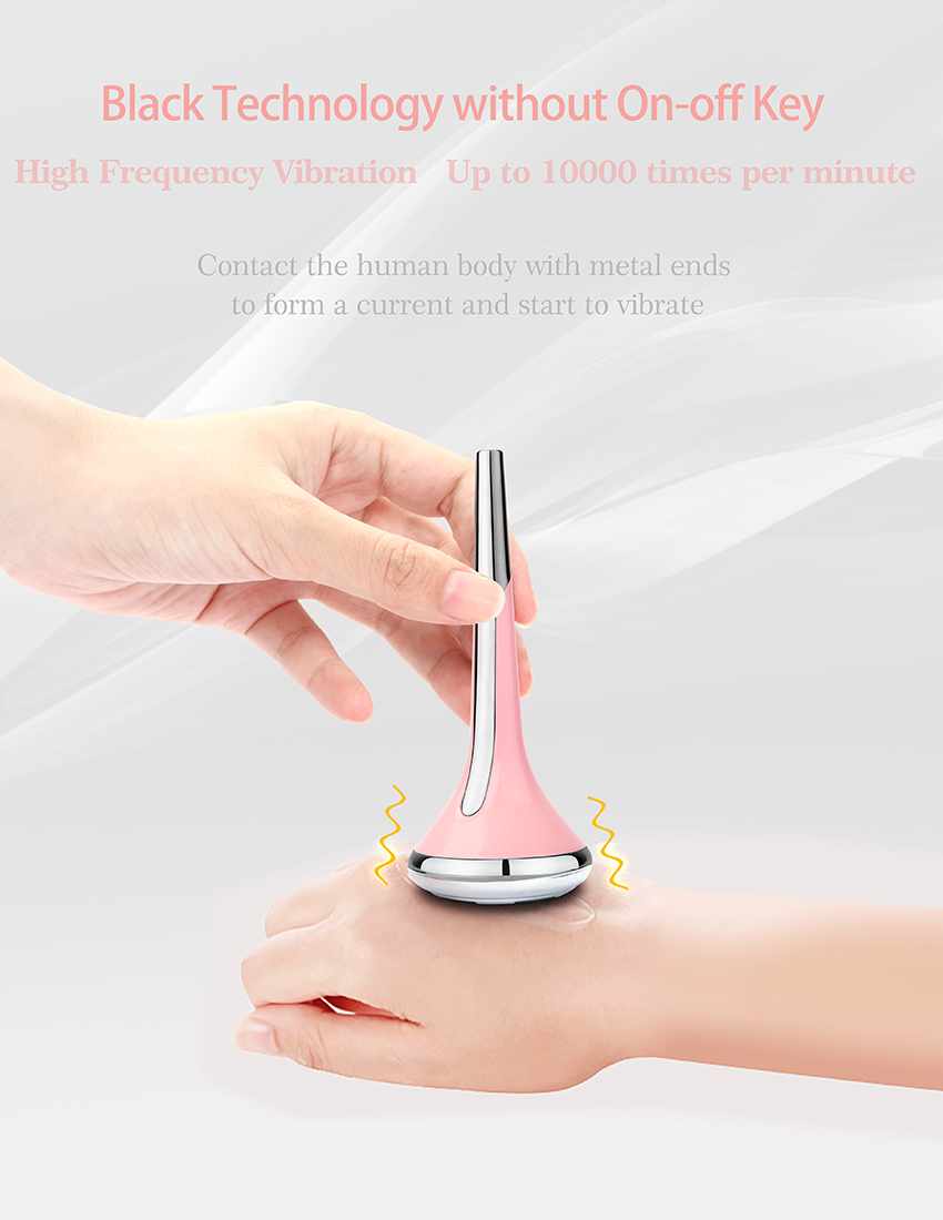 Promotional Beauty Skin Care Mini Electric Vibrating Face Device Tool Portable Facial Massager